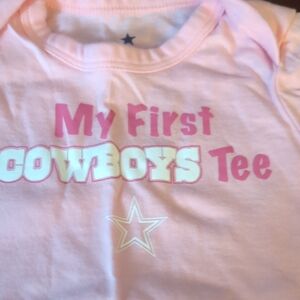 Pink Dallas Cowboys Onsie for Kids